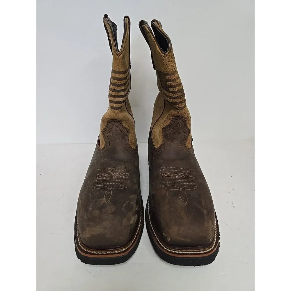 Thorogood Men's 11" Composite Toe WP Western Wellington U.S.A. 804-4338 11D - Picture 5 of 8